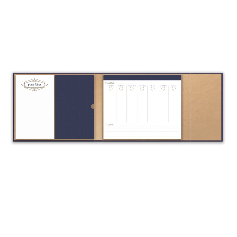Undated planner with to do list notepad and pocket